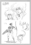  80s character_design character_sheet concept_art legend_of_lemnear male male_focus mesch_(legend_of_lemnear) oldschool production_art settei urushihara_satoshi warrior 