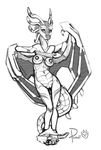  anthro bottomless breasts clothing dragon female horn invalid_tag looking_at_viewer nipples nude open_mouth purri pussy scalie shirt solo surprise undressing wings 
