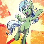  equine female feral friendship_is_magic happy horn horse karol_pawlinski lyra_heartstrings_(mlp) mammal my_little_pony pony smile solo unicorn 