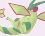  anus chubby cum cum_in_pussy cum_inside dripping eyes_closed feral flygon herm intersex knot nintendo penis plain_background pok&#233;mon pok&eacute;mon precum pussy solo tapering_penis truckk video_games wide_hips 