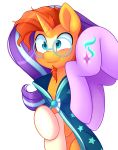  2019 blush clothed clothing cutie_mark duo english_text equine feral friendship_is_magic horn male mammal my_little_pony scarlet-spectrum starlight_glimmer_(mlp) sunburst_(mlp) text unicorn 