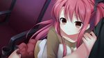  aihara_yuzu brown_eyes game_cg hug kagura_yuu long_hair otonari_koi_sensou red_hair sugar_house 