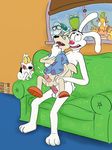  anal anal_penetration balls being_watched bottomless bovine canine cum cum_while_penetrated cumshot dog ed_bighead filburt gay hands-free heffer_wolfe lagomorph male mammal marsupial orgasm penetration penis rabbit reptile rocko rocko&#039;s_modern_life rocko's_modern_life scalie siriusandpyri sofa spunky_(character) toad tongue tongue_out trix_rabbit turtle wallaby 
