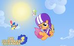  apple_bloom_(mlp) cub equine falling female feral friendship_is_magic group horn horse mammal my_little_pony pegasus pony scootaloo_(mlp) sky sweetie_belle_(mlp) unicorn wings young zacatron94 