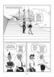  anthro anthrofied big_breasts black_and_white braided_hair breasts chain_link_fence comic dialog dock docks dragon english_text equine female fence friendship_is_magic horse male mammal miniskirt monochrome my_little_pony necktie pia-sama pony ponytail sea ship skirt spike_(mlp) suitcase text water 