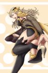  10s 2018 ass blonde_hair feet fire_emblem fire_emblem_if grey_eyes legs long_hair nintendo open_mouth ophelia_(fire_emblem_if) putting_on_shoes soles thighs toeless_legwear 