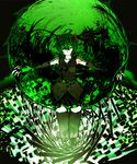  abstract bad_id bad_pixiv_id detached_sleeves green hatsune_miku kawazu long_hair moon solo twintails vocaloid 