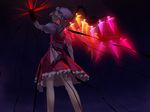  dark flandre_scarlet hat highres jerry red_eyes skirt solo touhou 