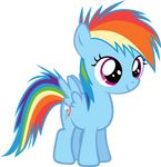  alpha_channel cute equine female feral friendship_is_magic horse mammal my_little_pony pegasus pony rainbow_dash_(mlp) solo wings young zacatron94 