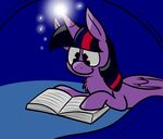  bed bedsheets book chest_tuft cutie_mark equine female friendship_is_magic fur hair horn karpet-shark mammal multi-colored_hair my_little_pony purple_fur purple_hair simple_background solo tuft twilight_sparkle_(mlp) two_tone_hair unicorn winged_unicorn wings 