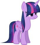  alpha_channel cute equine female feral friendship_is_magic horn horse mammal my_little_pony pony solo twilight_sparkle_(mlp) wet_mane winged_unicorn wings zacatron94 