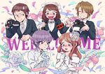  3boys armband asahina_mikuru bow bowtie bridal_veil brown_hair camcorder camera crossdressing dress gloves jewelry koizumi_itsuki kyon microphone multiple_boys multiple_girls nagato_yuki necktie polaroid ring sushi_youkai suzumiya_haruhi suzumiya_haruhi_no_yuuutsu tears translated tuxedo veil wedding_band wedding_dress wife_and_wife yuri 