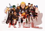  6+boys absurdres bad_id bad_pixiv_id everyone gamagoori_ira guts_(kill_la_kill) highres ichico inumuta_houka iori_shirou jakuzure_nonon junketsu kill_la_kill kinagase_tsumugu kiryuuin_satsuki mankanshoku_barazou mankanshoku_mako mankanshoku_matarou mankanshoku_sukuyo matoi_ryuuko mikisugi_aikurou multiple_boys multiple_girls sanageyama_uzu scissor_blade senketsu soroi_mitsuzou spoilers uniform weapon 