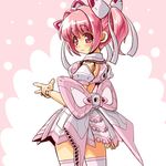  bad_id bad_pixiv_id busou_shinki dd_(ijigendd) doll_joints pink_hair red_eyes ribbon schmetterling solo thighhighs twintails 