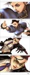  chun-li crimson_viper highres multiple_girls pompadour street_fighter street_fighter_iv_(series) yukikotsu zooming_out 