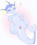  &lt;3 3sthrees anus barefoot blush butt canine cute eeveelution feral hi_res mammal marine nintendo nude pawpads paws pok&#233;mon pok&eacute;mon presenting presenting_hindquarters presenting_pussy pussy raised_leg spread_pussy spreading unknown_artist vaporeon video_games 