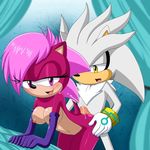 bbmbbf bent_over bigger_version_at_the_source blush breasts butt cum cum_on_butt cumshot female hair hedgehog hot_dogging male mobius_unleashed orgasm palcomix penis pink_hair sega sex silver_the_hedgehog sonia_the_hedgehog sonic_(series) straight 