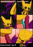  2014 anthro armpits bloodstone brother close-up comic cyan_tongue ear_piercing english_text erection eyes_closed fellatio fur gay gem_(character) half-closed_eyes hi_res incest licking lol_comments male nintendo nude open_mouth oral oral_sex penis piercing pok&#233;mon pok&eacute;mon sableye sex sharp_teeth shiny_pok&#233;mon shiny_pokemon sibling sitting sleeping teeth text tongue tongue_out vibrantechoes video_games 