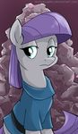  anthro blue_eyes clothing dress equine female friendship_is_magic horse looking_at_viewer mammal maud_pie_(mlp) my_little_pony pony portrait rocks sitting solo sophiecabra 