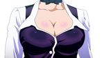  animated animated_gif bouncing_breasts bow bowtie breasts choker cleavage close-up gif_artifacts hypnotic large_breasts rio_-rainbow_gate!- rio_rollins screencap super_blackjack transparent_background vest walking 