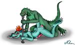  anal anal_penetration anthro crocodile cum cum_inside cum_on_penis doggystyle dragon duo from_behind gay male nihon nihonthedragon penetration penis reptile scalie sex tongue tongue_out yellow_eyes 