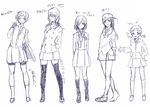  5girls amada_ken aragaki_shinjirou genderswap gloves hair_over_one_eye hat iori_junpei multiple_girls persona persona_3 sanada_akihiko skirt twintails yuuki_makoto 