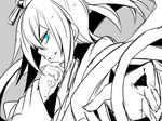  amane_nishiki bad_id bad_pixiv_id blazblue blue_eyes greyscale kuro_yuzu monochrome otoko_no_ko 