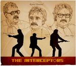  facial_hair glasses james_may jeremy_clarkson multiple_boys mustache parody richard_hammond shimizu_(40sa1ka) sten_gun sunglasses the_interceptors top_gear 