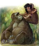  baboon book couple disney feral fur gorilla hair human invalid_tag jungle male mammal nipples nude prehensile_feet primate tribal young 