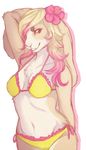  bikini clothed clothing female lagomorph looking_at_viewer mammal plain_background rabbit skimpy solo swimsuit transparent_background venerit 