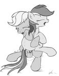  applejack_(mlp) balls crying cum dickgirl dickgirl_on_female equine eyes_closed female friendship_is_magic greyscale happy happy_sex horse intersex mammal monochrome my_little_pony neko-me open_mouth pegasus penis plain_background pony rainbow_dash_(mlp) sex tears white_background wings 