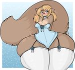  blush breasts butt cat collar feline female huge_butt hyper mammal small_breasts tehbuttercookie thick_thighs wide_hips 