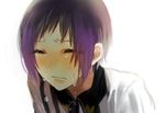  bad_id bad_pixiv_id black_hair closed_eyes ioko multicolored_hair pretty_(series) pretty_rhythm pretty_rhythm_rainbow_live purple_hair short_hair solo suzuno_ito tears two-tone_hair 