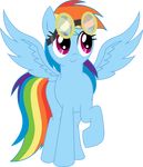  equine female feral friendship_is_magic horse mammal my_little_pony pegasus pony rainbow_dash_(mlp) solo theshadowstone wings 