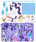  breezie_(mlp) dress equestria_girls equine equinepalette eyewear friendship_is_magic glasses horn horse human mammal my_little_pony nightmare_rarity_(mlp) opalescence_(mlp) pony power_ponies_(mlp) radiance_(mlp) rarity_(eg) rarity_(mlp) smile unicorn winged_unicorn wings young 