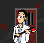  axe blood left_4_dead_(series) nick_(l4d2) oneyng valve video_games weapon 