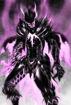  1boy armor artist_request capcom gore_magala_(armor) male male_focus monster_hunter solo 