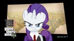  &gt;:d 2014 angry blue_eyes cloud equine farm female feral flare-chaser friendship_is_magic grand_theft_auto_v hair horn horse long_hair looking_at_viewer mammal my_little_pony necktie purple_hair rarity_(mlp) solo suit unicorn village 