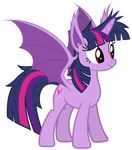  absurd_res bat_pony bat_wings brown_eyes cutie_mark equine fangs female friendship_is_magic hair hi_res horn magister39 makeup mammal messy_hair my_little_pony plain_background smile solo transparent_background twilight_sparkle_(mlp) vampire winged_unicorn wings 