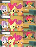  babs_seed_(mlp) bear computer cute cutie_mark_crusaders_(mlp) doll equine female friendship_is_magic group horn jananimations looking_at_viewer mammal my_little_pony pegasus scootaloo_(mlp) scowl smile sweetie_belle_(mlp) unicorn wings 
