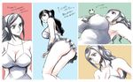  ass breasts chikaburo huge_breasts nico_robin one_piece ponytail translation_request 