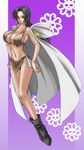  1girl boa_hancock breasts chikaburo cosplay large_breasts marguerite marguerite_(cosplay) midriff one_piece solo 
