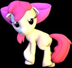  3d apple_bloom_(mlp) equine female feral friendship_is_magic horse mammal my_little_pony mynokiarules pony solo 