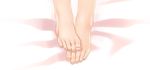  barefoot close-up dakimakura feet feet_only girls_und_panzer greek_toe head_out_of_frame kadotani_anzu okina_ika solo toenails toes 