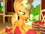  animal_genitalia animated apple applejack_(mlp) barn big_macintosh_(mlp) blonde_hair cgi cowboy_hat cowgirl_position cutie_mark duo earth_pony equine female feral freckles friendship_is_magic fruit fur green_eyes hair hat hay horse horsecock incest inside mammal my_little_pony on_top open_mouth orange_fur penetration penis pony red_fur sex spectre_z straddling tree vaginal vaginal_penetration 