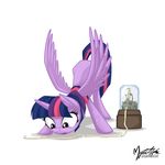  equine female feral friendship_is_magic horn horse mammal my_little_pony mysticalpha pony solo ticker_tape twilight_sparkle_(mlp) winged_unicorn wings 