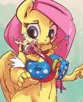  anthro areola atryl big_breasts breasts discord_(mlp) draconequus equine erect_nipples female fluttershy_(mlp) friendship_is_magic horse male mammal my_little_pony navel nipples pegasus pony wings 