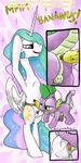  banana breastfeeding cub dildo domination duo female female_domination friendship_is_magic fruit male milk my_little_pony pegging penis princess_celestia_(mlp) saliva sex_toy smudge_proof spike_(mlp) straight strapon suggestive suggestive_food teats young 