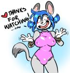  ! &lt;3 2018 4_fingers alternate_species anthro biped black_eyebrows black_nose blue_hair bracelet breasts brown_eyes bulge chinchilla chu_(duckdraw) clothing dialogue dickgirl duckdraw english_text eyebrows eyelashes fur grey_ears grey_fur grey_tail hair intersex jewelry looking_at_viewer mammal multicolored_fur nipple_bulge one-piece_swimsuit open_mouth open_smile pigtails pink_tongue portrait rodent short_hair smile standing swimsuit teeth text three-quarter_portrait tight_clothing tongue two_tone two_tone_fur two_tone_tail white_fur 