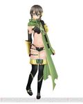  1girl 3d alternate_costume alternative_outfit female full_body glasses official_art shinon_(sao) shinon_(sao:im) solo sword_art_online sword_art_online:_infinity_moment white_background 